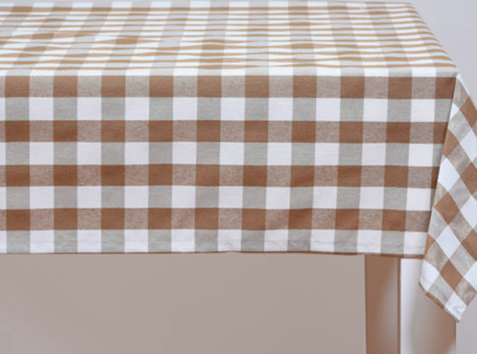 Mantel Vichy Beige 